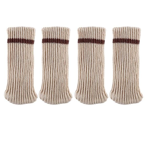 

floor protection chair foot pad leg furniture wool knitted cover chair floor protection pad socks table