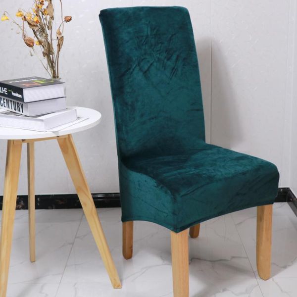 

2021 high stretch xl size chair cover elastic chair covers spandex for dining room/kitchen/l party banquet