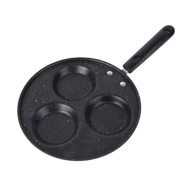 

pans 1pc non-stick egg frying pan divided cooker waffle for home use