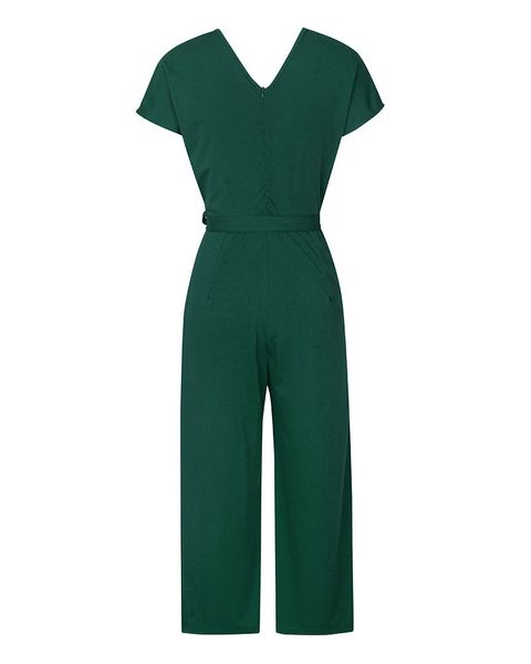 

overalls for women jumpsuit short sleeve playsuit clubwear straight leg jumpsuit with belt romper women 2019 loose jumpsuit, White