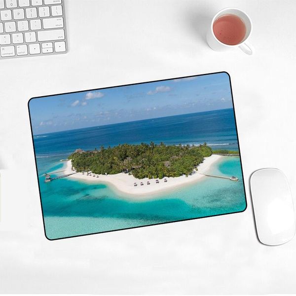 

mouse pads & wrist rests seaside scenery sell small size pad kawaii lovely art anime natural rubber office decoration carpet desk mat skipoe