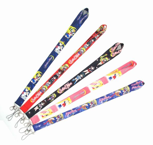 Nuovo piccolo Commercio All'ingrosso 10 pz Popolare SAILOR MOON Japan Anime Cellulare Cordino Portachiavi Ciondolo Regalo Del Partito Favori #0031