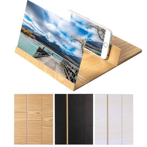 

cell phone mounts & holders besegad 12inch 3d mobile screen magnifier stereoscopic projection enlarged deskmagnify bracket hol