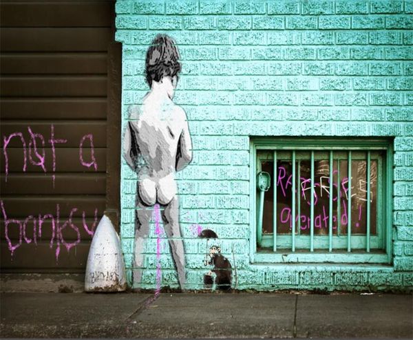 

graffiti street art large andy baker home decor handpainted & hd print oil painting on canvas wall art canvas pictures , f210307