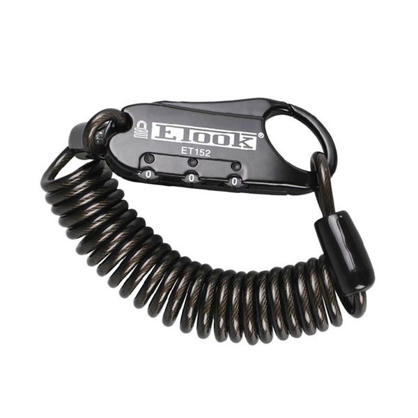 

bike locks anti-theft cycling lock bicycle spring combination cable resettable code travel luggage with password
