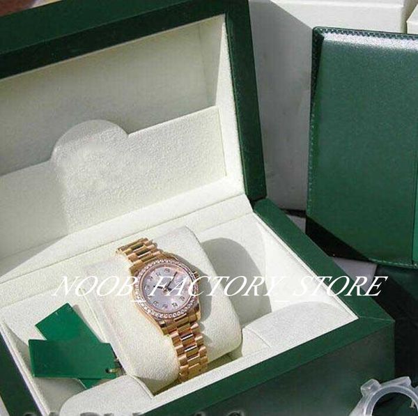 

women's watches factory sales automatic movement 31mm ladies 18k yellow gold silver diamond bezel 179138 with original box wristwatches, Slivery;golden