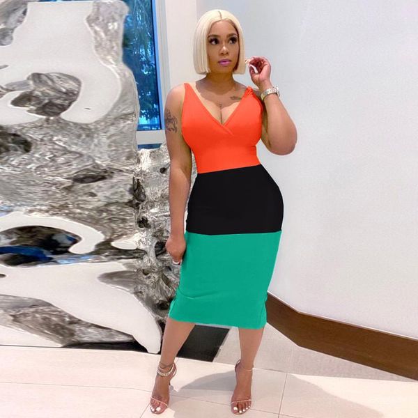 

casual dresses 2021 summer european and american fashion leisure commuter digital positioning print dress long, Black;gray