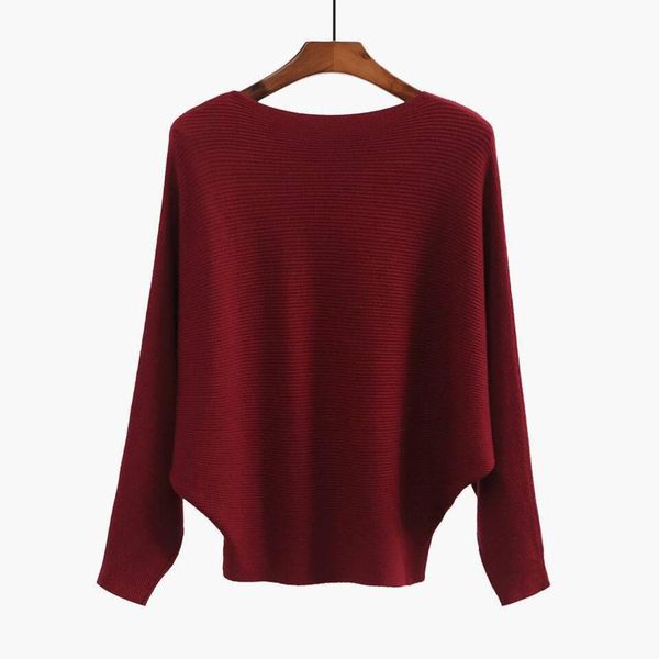 

women's sweaters women pullover jumpers fashion bat sleeve long knit fall winter sweater harajuku sueters de mujer moda 2021, White;black