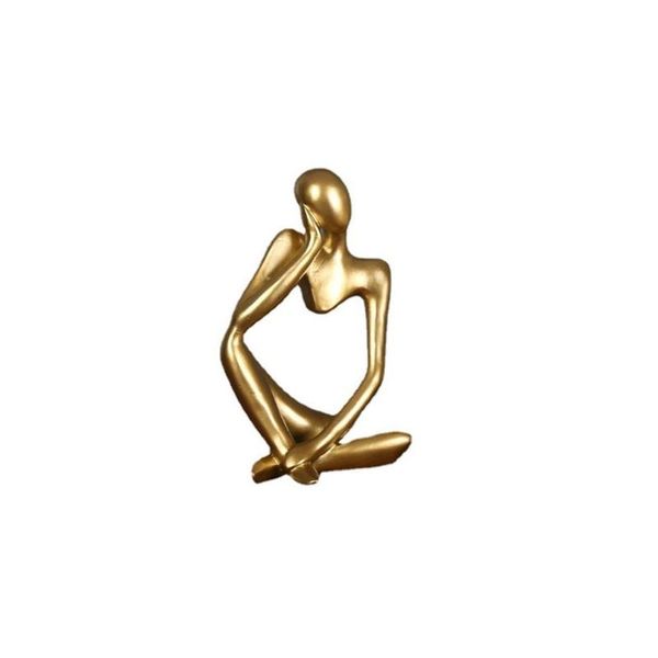

decorative objects & figurines nordic abstract thinker statue resin figurine office home decoration deskdecor el modern