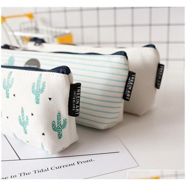 

novelty cactus school pencil case kawaii school supplies stationery pencil box pen bags jllcez homecart