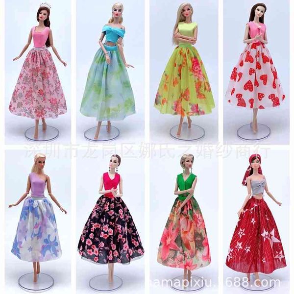 

two piece change toy keyi barbie doll suit fashion