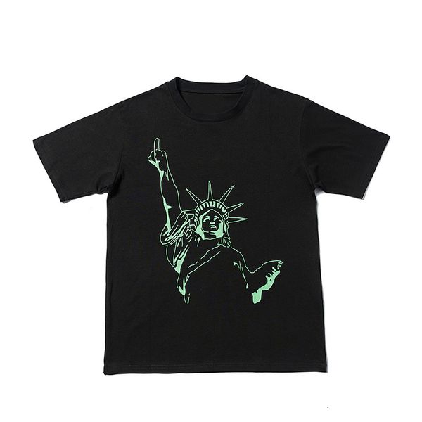 

fashion mens t shirt streetwear men women hip hop short sleev mens stylist tees black size s-xl, White;black