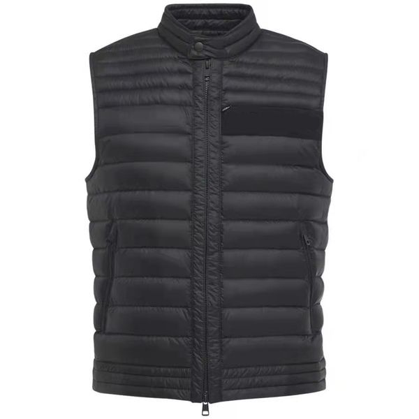 

fashion mens down vests printed letter cap womens vest france brand outerwear winter waterproof coats, Black;white