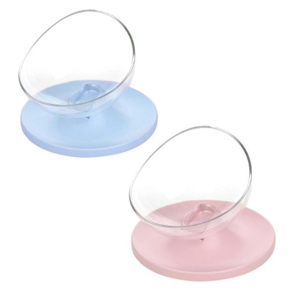 

cat bowls & feeders plastic dog pet bowl feeding plate elevated cup neck protection anti slip leakproof dish for puppy