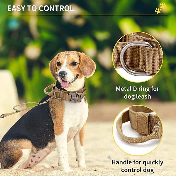 

dog collars & leashes outdoor traction pet collar military medium and large training