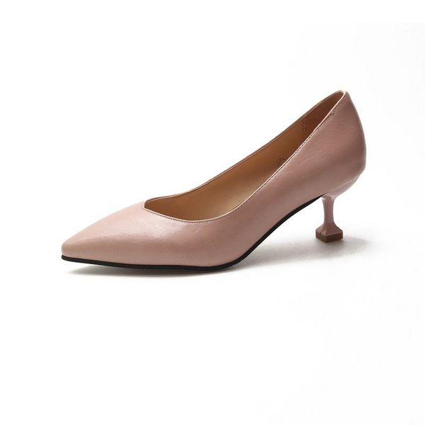 

dress shoes fine with pointed high heels female korean version of the small fresh single temperament women's, Black