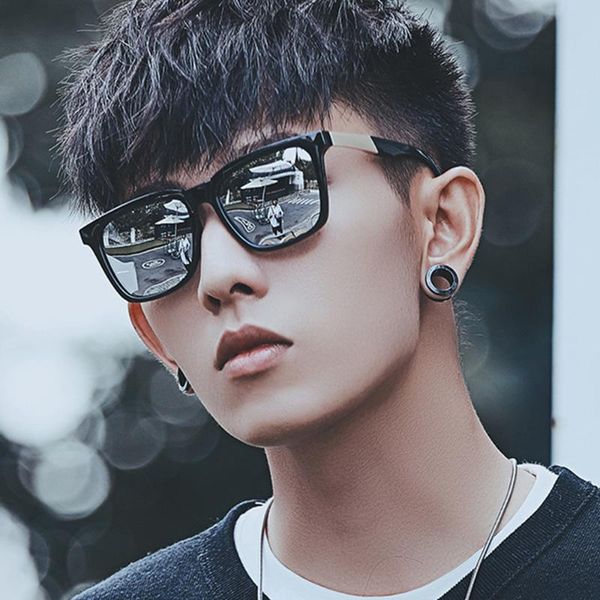 

sunglasses plastic eyeglasses square vintage sun glasses sunglases men polarized eyewear retro feminino for women, White;black