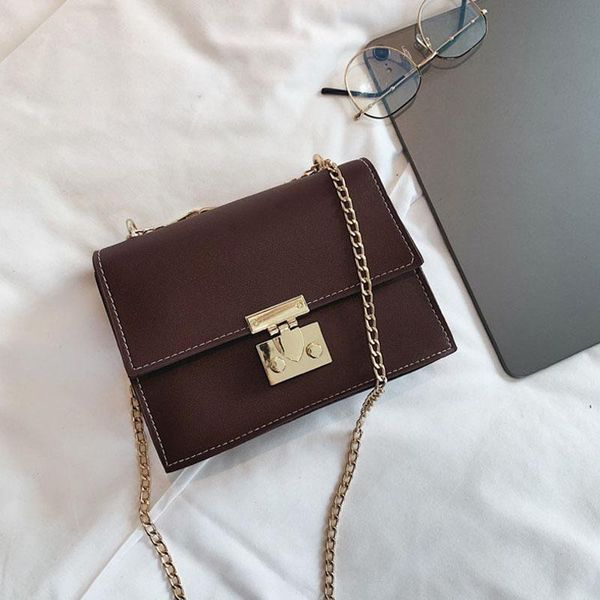 

evening bags selling women waterproof mini leather shoulder bag with adjustable metal chain