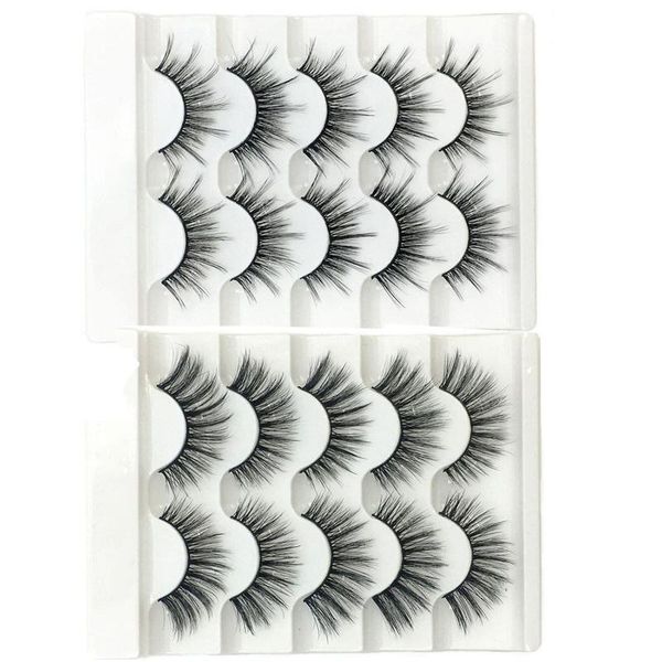 

false eyelashes fashion fluffy multilayers multi-styles natural long criss-cross eye lash extension 3d faux mink hair