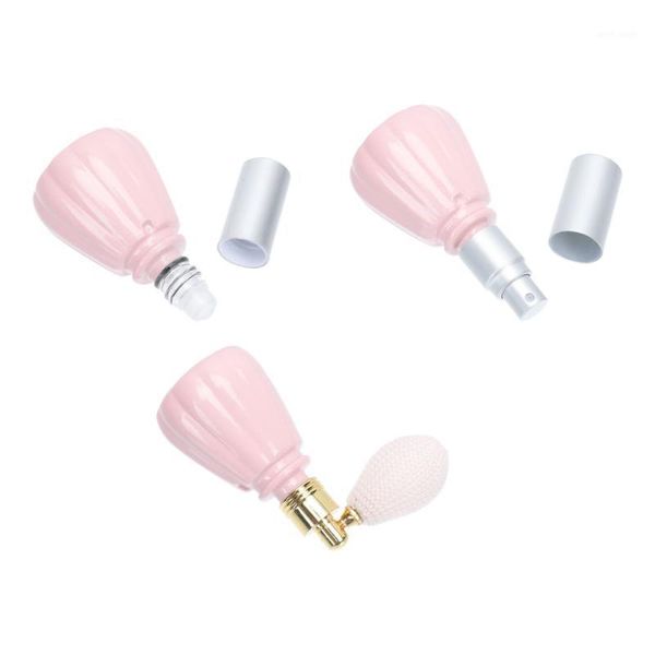 

storage bottles & jars 3pcs vintage perfume atomizer spray roll-on bottle sub