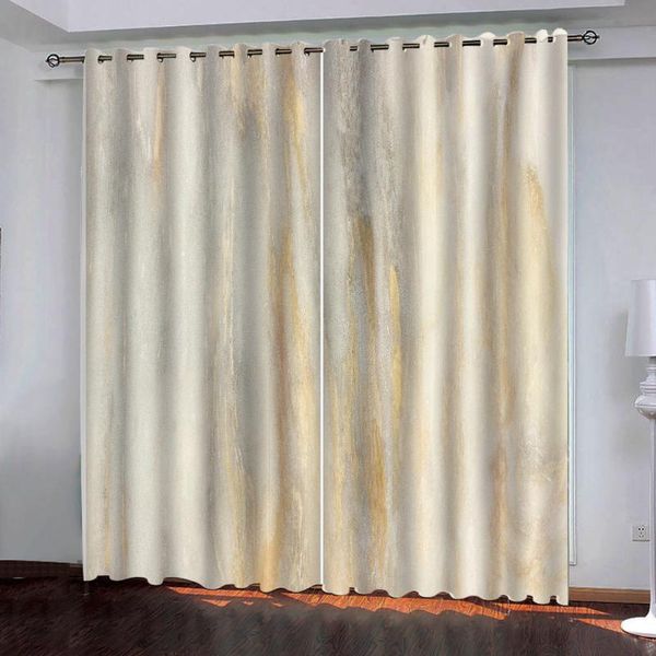 

curtain & drapes fashion atmospheric golden marble blackout windows curtains bathroom living room balcony shades for home window door