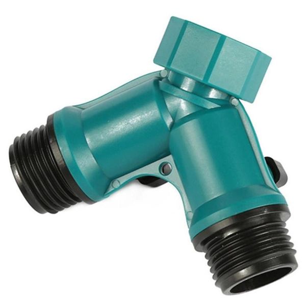 

watering equipments 2 way garden hose splitter y-type connector distributor outdoortap 3/4" two-way