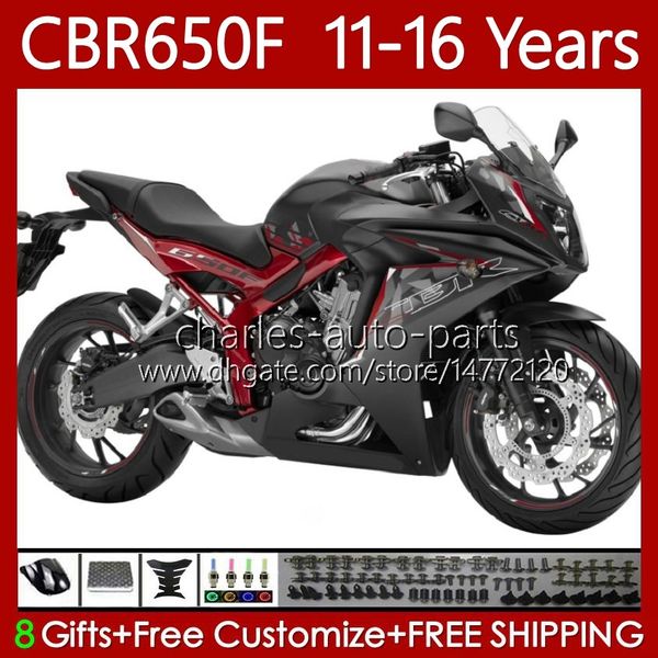 Honda CBR-650 CBR 650 CBR650 F için Motosiklet Gövdesi CBR650 F 2011-2016 Karoser 73no.11 CBR-650F CBR650F 11 12 13 14 15 16 CBR 650F Düz Siyah 2011 2012 2013 2014 2015 2016 Kuraylar