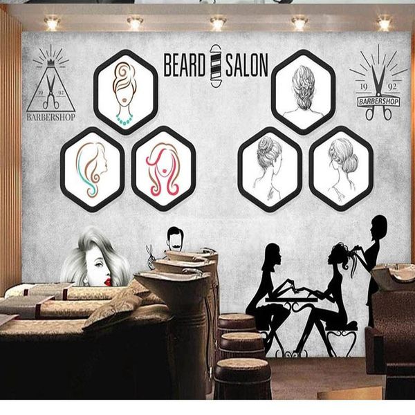 

wallpapers custom wallpaper modern european and american industrial style cement wall beauty stickers 3d self-adhesive waterproof poster