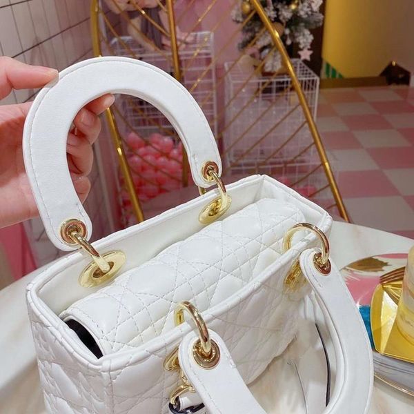 

designer 2021 quality womens high handbag crossbody shoulder letter purse bag with strap caviar bags genuine wide wallet leather bag cekca