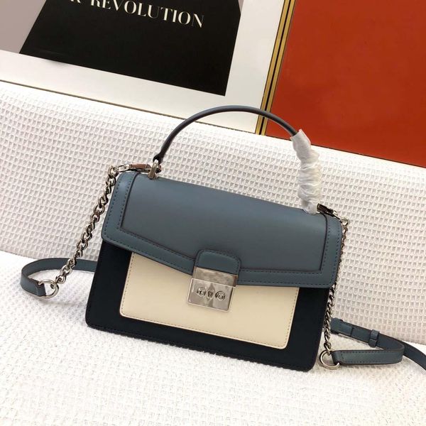 

shoulder bags women luxury fashion messenger handbag european and american classic clamshell small square designerbag