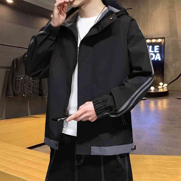 

men's korean spring and autumn new youth baseball suit casual fashion jacket men's, Black;brown