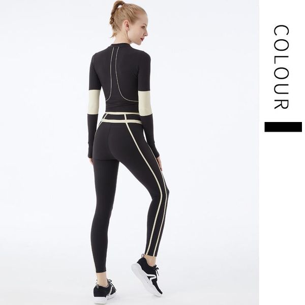 

running wear women sport clothing 2 piece set for women yoga suit, White;red