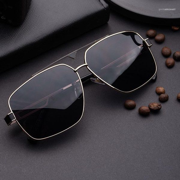 

arrival 2021 square sunglasses men fashion shades for male sun glasse wholesale lentes de sol hombre 12011, White;black