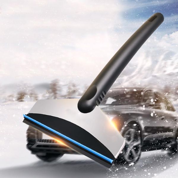 

travel & roadway product portable cleaning tool ice shovel vehicle car windshield snow scraper multifunctional stainless steel n8