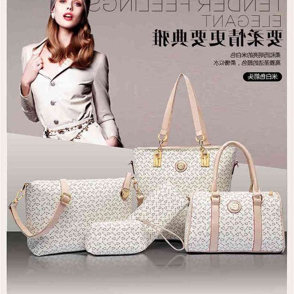 

storage baagruiran autumn and winter korean women's simple commuter shoulder with wind printed large capacity hand-held underarm baggg