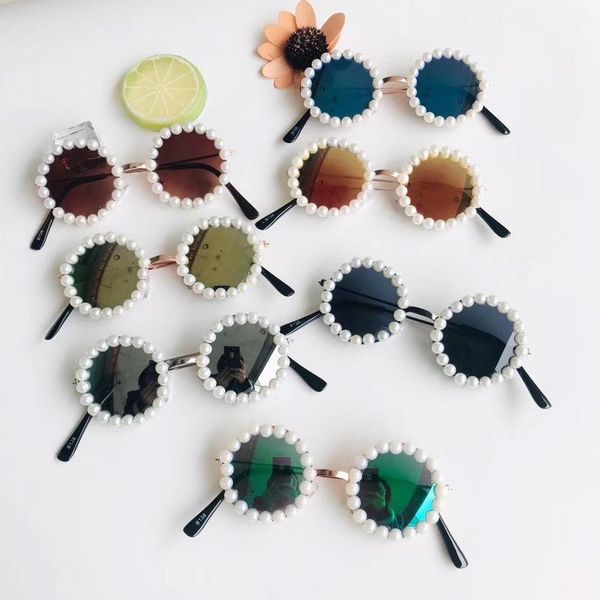 

party masks kids boys girls pearl sunglasses shades bright lenses uv400 protection stylish baby frame outdoor look accessories