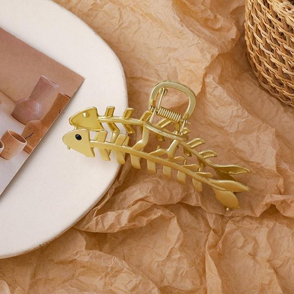 

hair accessories metal fish bone hairs decorative classic gifts for women korean fashion headwear wholesale