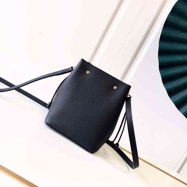 

bag 9ihe female handbags genuine women leather bucket lady bags classic handbag wallet shoulder fashion cross purse body with box