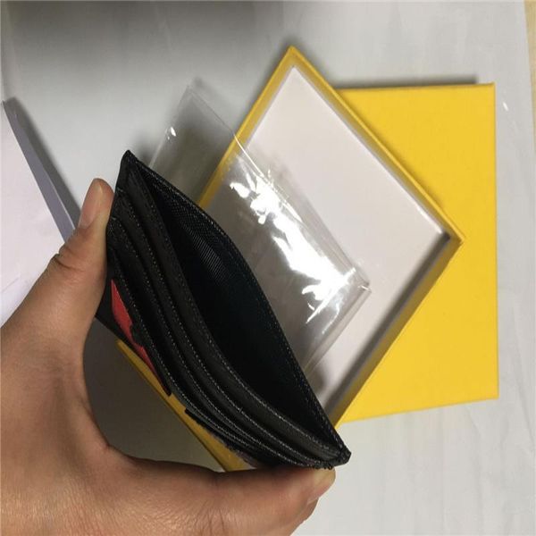 

mens holder holder wallet wallet bag spoof small eyes clip designer leather bank card card super slim griwi, Red;black
