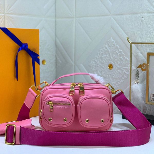 

utility crossbody 2set designer waist bag belt messenger bags monograms embossed handle handbags multiple zipped pockets coin purse [with bo