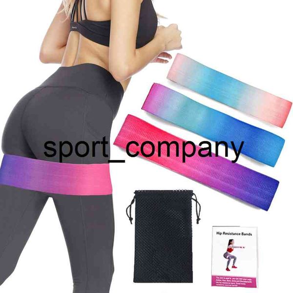 Gradiente cor resistência quadrilha bandas montante loop home fitness yoga pilates exercício banda elástica trançado