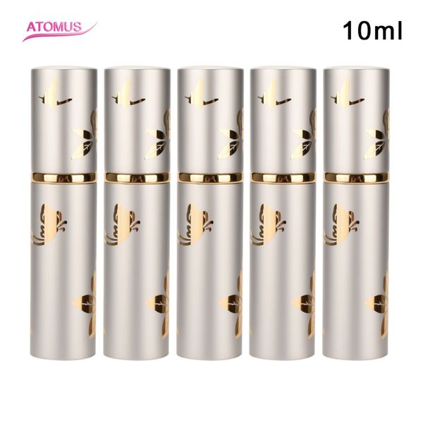 10 ml alt dolu mini parfüm sprey şişesi cam sprey atomizer taşınabilir seyahat sıvı saklama noktaları bölünmüş şişeleme