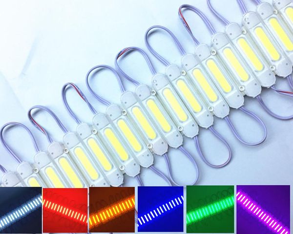 

led modules lighting waterproof 5730 3leds injection molding led module super bright white/warm white /red/green 20pcs 12v