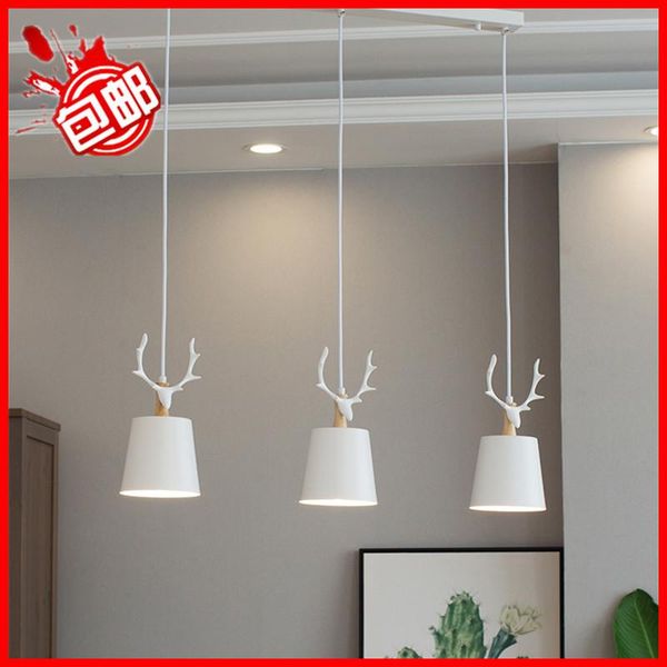 

pendant lamps modern led light nordic lights lumiere lamp lighting kitchen dining bar living room