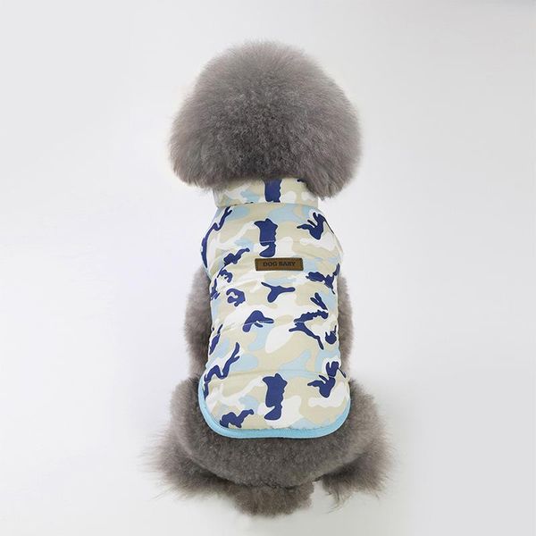 

dog apparel puppy cat shirt small pet clothes camouflage vest teddy coat costume