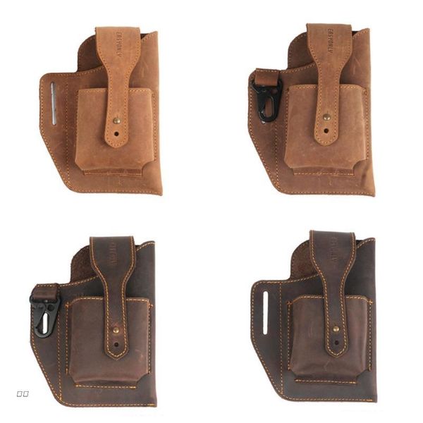 

waist bags d0ud 2 color sports running outdoor cell phone leather bag for