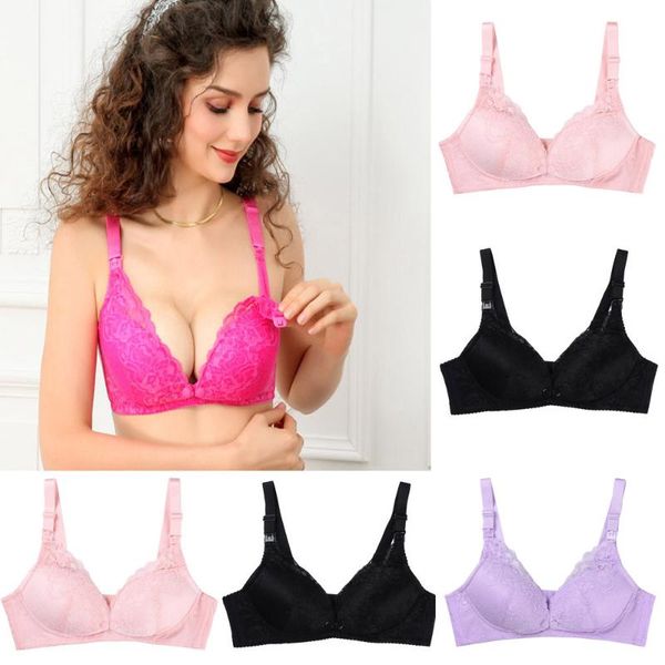 

maternity intimates underwear for pregnant cotton nursing bras women feeding bra breastfeeding, White