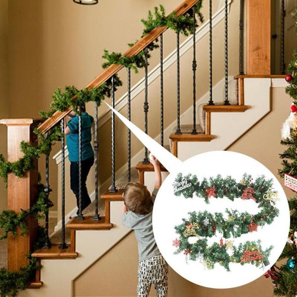 

decorative flowers & wreaths fake rattan artificial plant adorable wide application pvc christmas tree garland for home