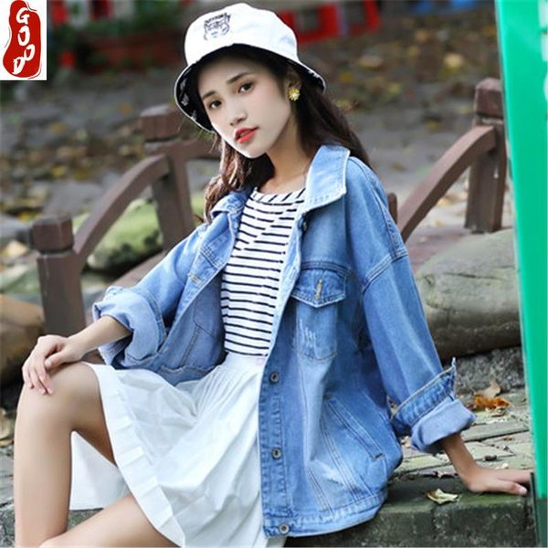 

women's jackets 2021 est fashion long sleeve womens jacket autumn denim elegant ladies office outerwear jean coats lpl473, Black;brown