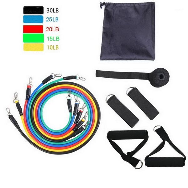

resistance bands 11 pcs/set sport elastic fitness band pull rope for gym exercise strip rubber expander stretch workout equipment1